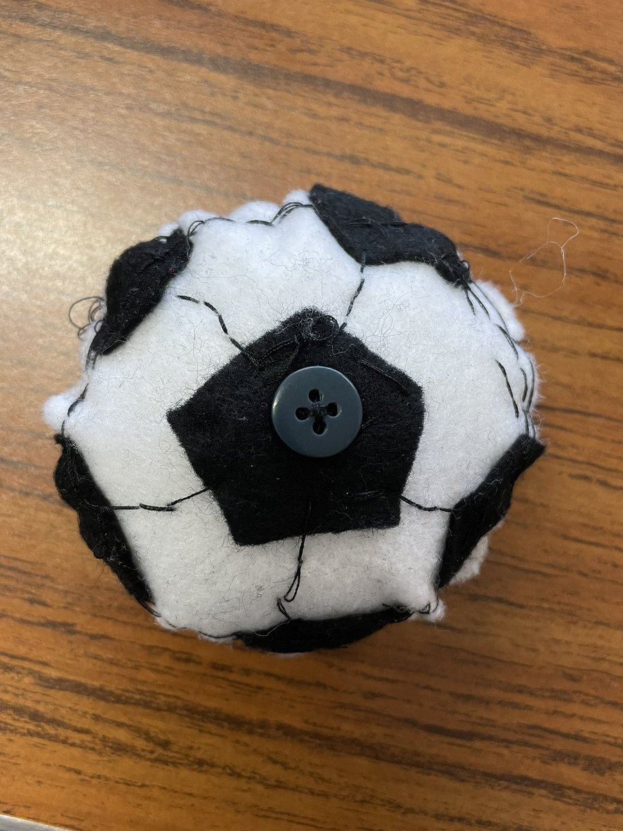 cpsmyers's tweet photo. Some fun felt creations coming out of 6th grade! #kidscansew #wmsfacs https://t.co/lUoNBnck5z