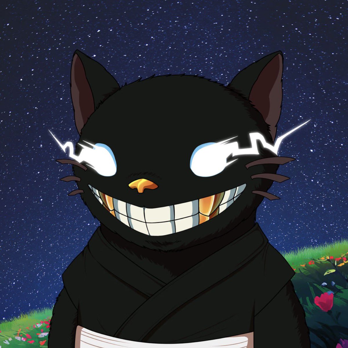 Finally! My Forever @KitaroNFT Was the first one I saw &amp; fell in love immediately. So #StudioGhibli &amp; #kungfupanda &amp; So #Badass But my GRAIL was NOT for sale! Thanks to <a href="/NorthernNFT1/">Natteravn</a> &amp; @scldmifi in the #Kitaro discord, my birthday came a few days early with my #NewProfilePicture
