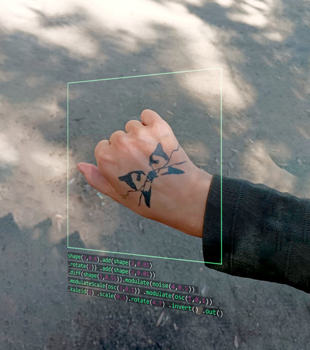 aster1ai's tweet image. mi primer tatuaje a maquina realizado a una amiga querida y basado en un patch de hace años de #hydrapatterns