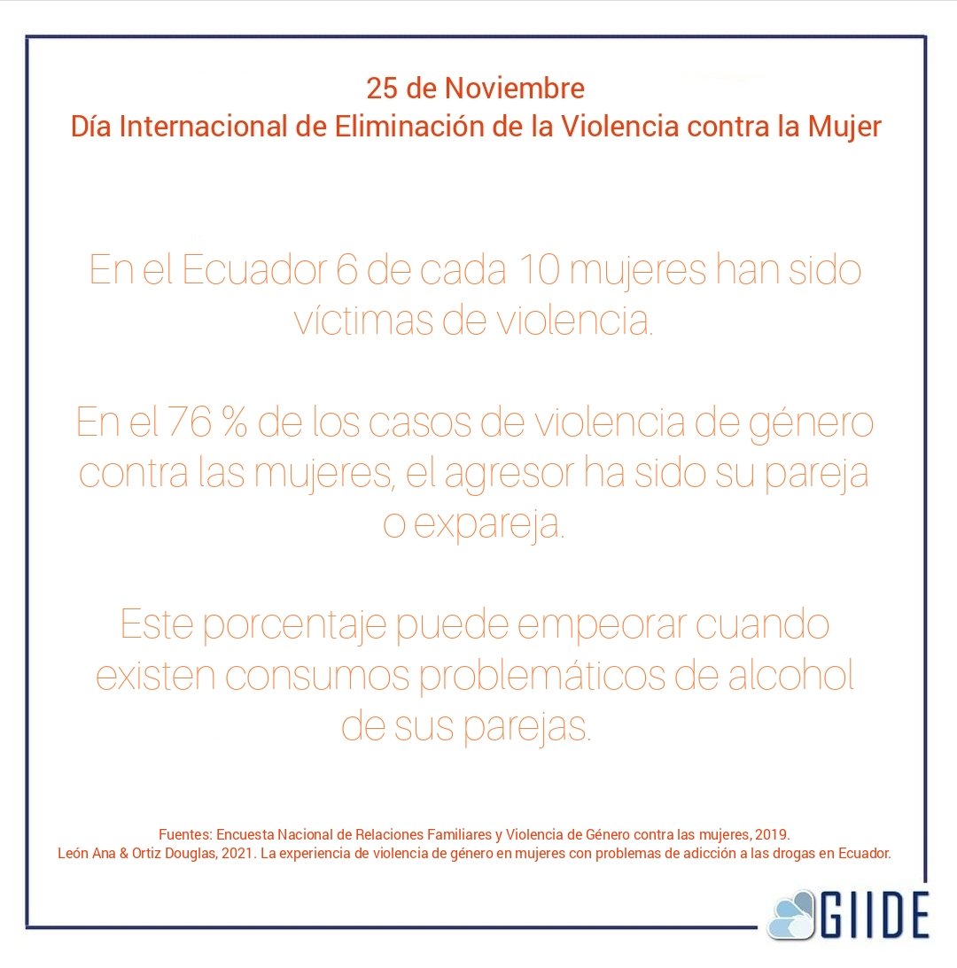 GIIDEcuador's tweet photo. #GIIDEinforma
Reconocemos la importancia de visibilizar esta problemática, por eso nos unimos a los 16 días de activismo para poner fin a la violencia contra las mujeres y las niñas. ✊🏻🧡
#25N #PintaDeNaranja #ViolenciaDeGénero https://t.co/urUxOCaLkB