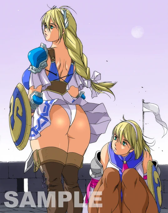 ソウルパンティ3  Sophitia &amp; Cassandra
格闘ゲームはパンツと揺れとの戦いの歴史であったかもしれない。とかなんとか言っちゃったりしてぇー!!(広川太一郎) 