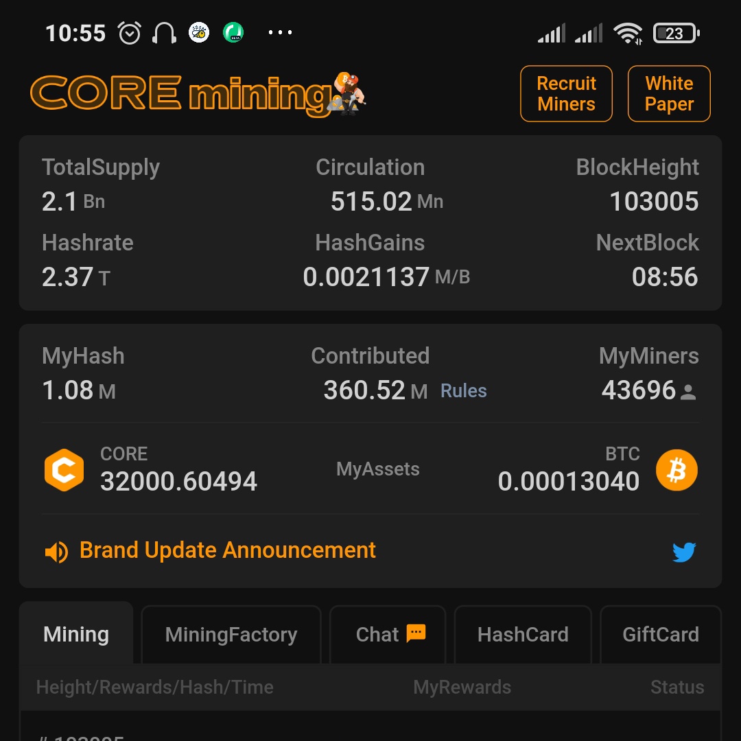 Hustler_Diaries's tweet photo. We've made it to 32,000 CORE @Hustler_Diaries ... Happy New Month to all #CORE Miners ❤️🤝💯🚀🚀🎉🎉... #coremainnet #hustlerdiaries
@CoreAirdrop @Coredao_Org https://t.co/BxwhYgxHvn