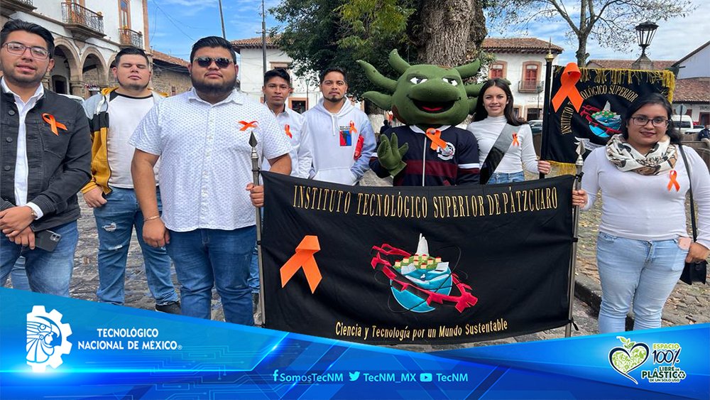 TecNM_MX's tweet photo. #ComunidadTecNM
El @TecNMpatzcuaro se suma a las acciones para concientizar en la eliminación de la violencia contra las mujeres en el marco del #DíaNaranja.
#CompromisoTecNM
#TodosSomosTecNM https://t.co/ZFsnL6jgX1