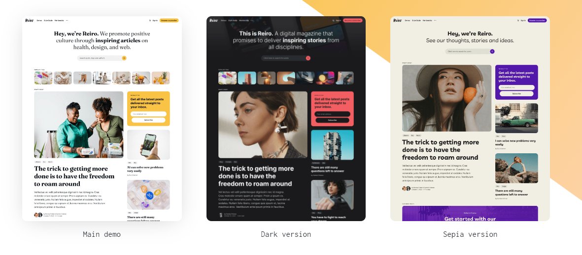 Just bought a new Ghost Theme for myphotoyear.com, I'll have to put some work in to make the most of it but I liked the look of it, it's called Reiro by fueko! Also renewed domain, one day I'll move from GoDaddy, much prefer Hover, next time.