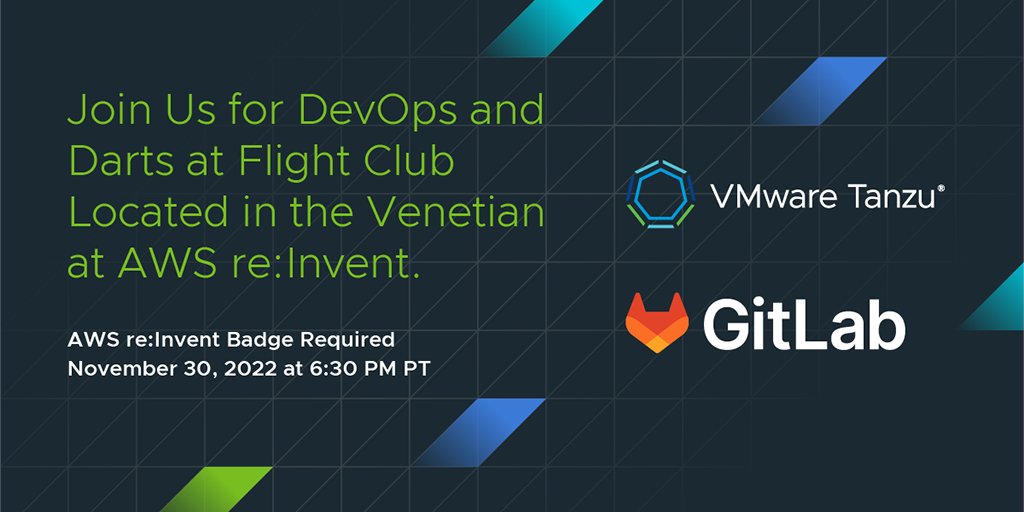 We're right on target tonight! 🎯 Join us at 6:30 PM for DevOps and Darts at Flight Club located in the Venetian. #AWSreInvent bit.ly/3t8PTNd
