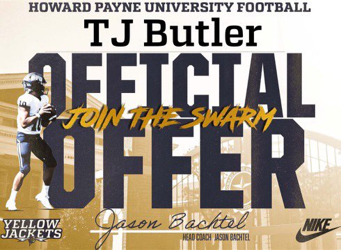 yak_tj's tweet photo. Very blessed to announce that after a conversation with @CoachHornor I have received an offer to Howard Payne University to continue my academic and football career.🙌🏽 https://t.co/xWlJ3nu7FI