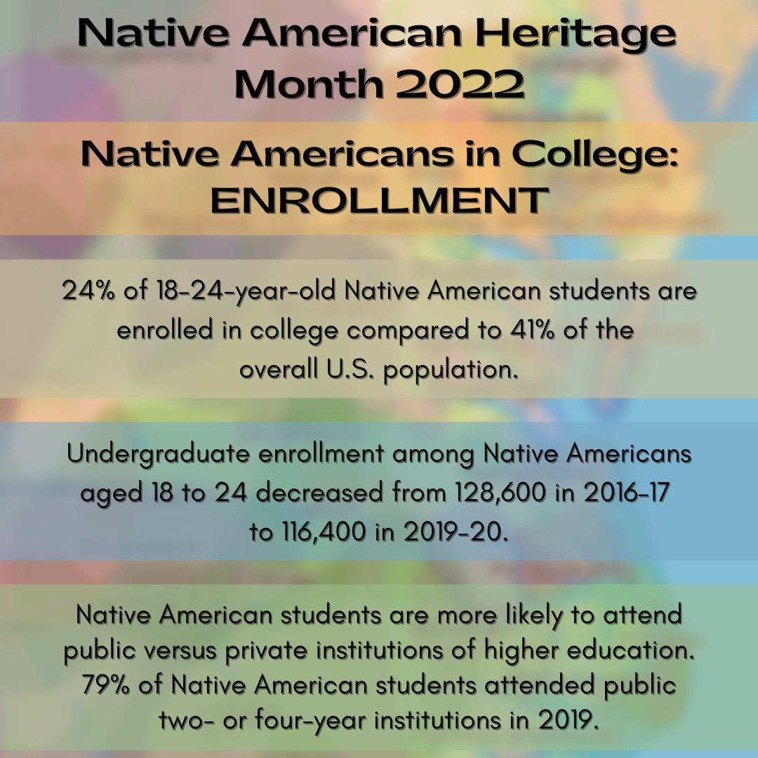 PCACAC's tweet image. #NativeAmericanHeritageMonth2022
#NativeAmericansinCollege