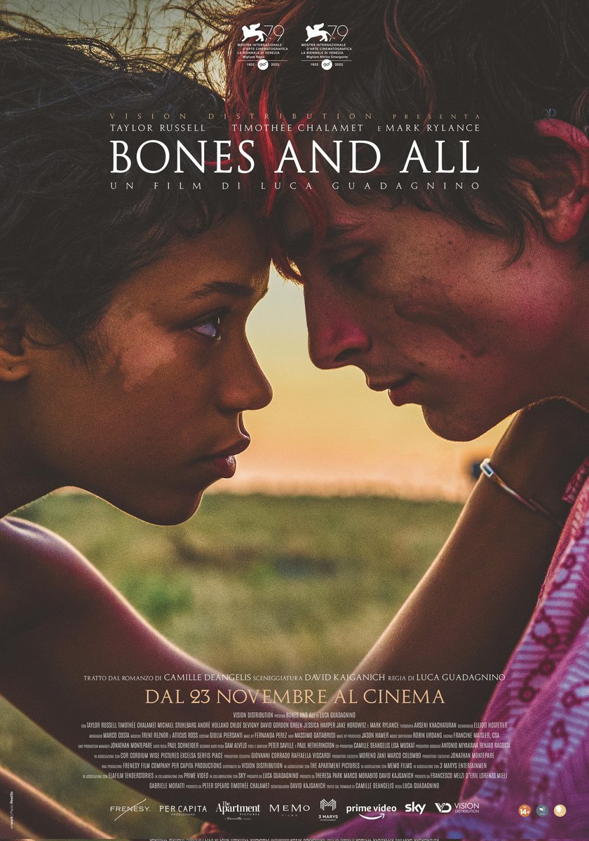 I thought this film was quite stunning. Amazing cinematography and a perfect score. #BonesAndAll