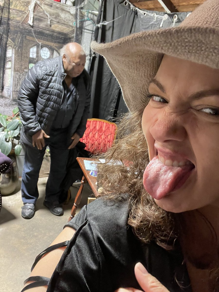 horrorcitydet's tweet photo. Clowning around after filming today. The Impaler Detroit, The Witch Morgana, &amp; Genevieve Dragonweed.

#horrorcitydetroit #FATBOYMEDIA #DRCPARMY 
#setlife #filmmaking #behindthescenes #film #onset #cinematography #filmmaker #actor #director #cinematographer #filmproduction https://t.co/D9JtenLkRa