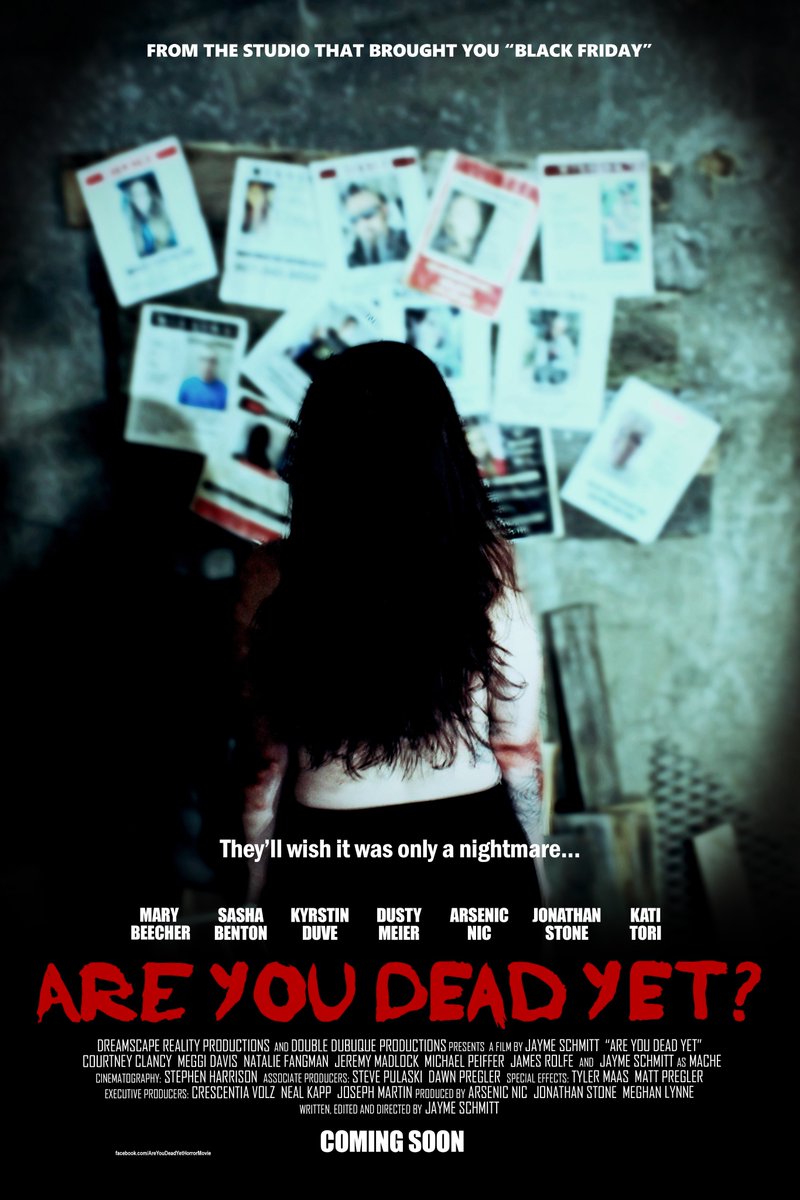 AreDead's tweet photo. Three new posters! Shooting will continue up again next week! https://t.co/fomgIqm5X1