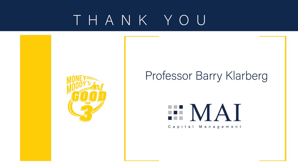 jmoods13's tweet photo. Shout out to MAI Capital Management and Barry Klarberg for the largest gift yet to #Goodfor3 for @MottChildren - $2,100! And because we beat Ohio State, Barry doubled the amount to $4,200! So grateful for their support! https://t.co/XMQATalBCx https://t.co/8vl1ol1o72