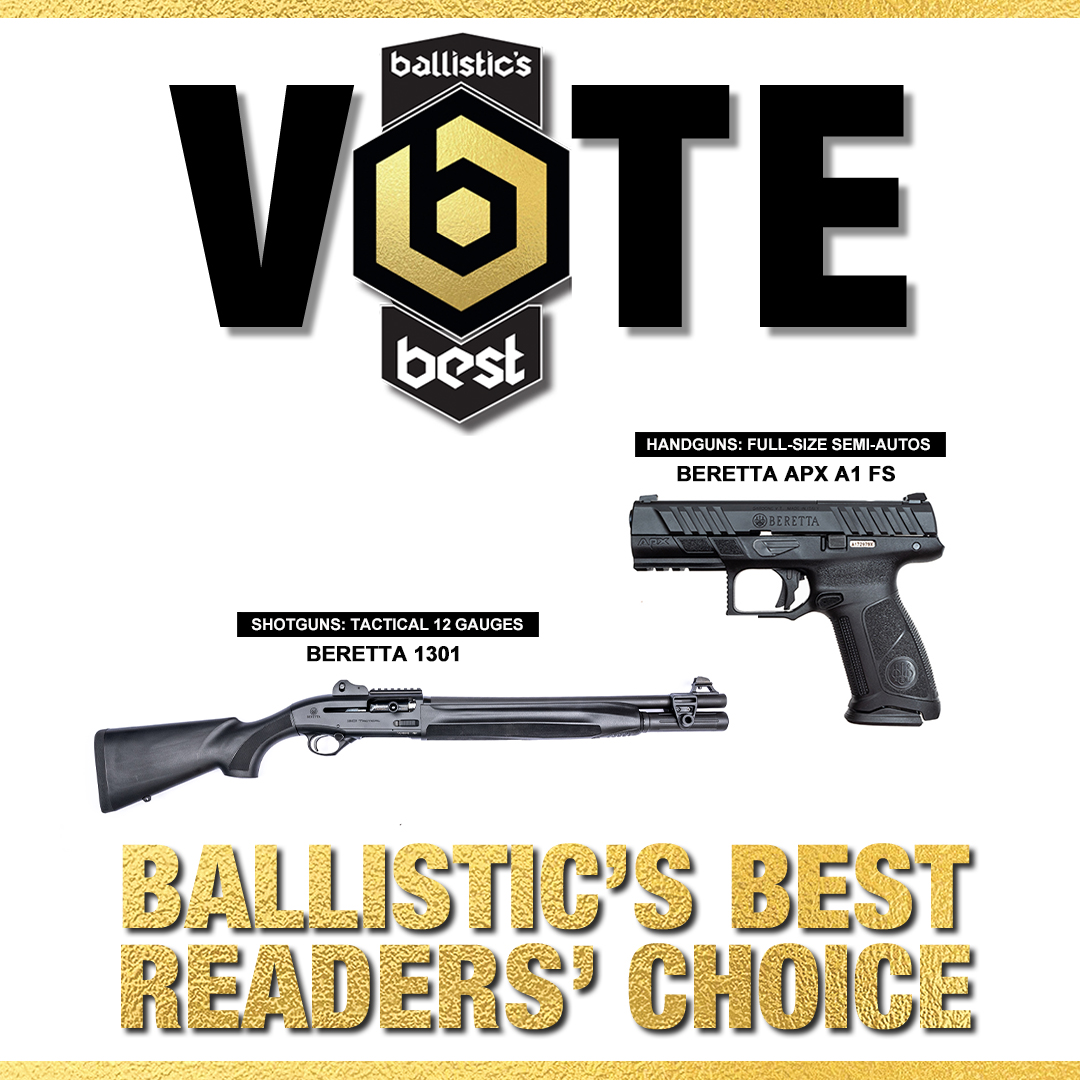 Beretta_USA's tweet photo. 2022 Ballistic's Best Readers' Choice Awards are here and voting is open! Beretta has made it to the finals in two different categories. Follow the link to vote: https://t.co/4i6rojgSo4
#Beretta #BallisticsBest #BallisticsBestFinalist #BallisticsReadersChoice #BallisticMagazine https://t.co/q8GuNcmNym