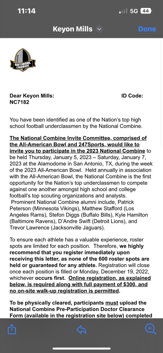 God is good 🙏🏽! Thank you!                <a href="/prowaytraining/">"THE PROWAY FAMILY"</a> <a href="/Apaches_FB/">Arcadia Apache Football</a> <a href="/MillsKorner/">The Mills Korner</a> #blessed #