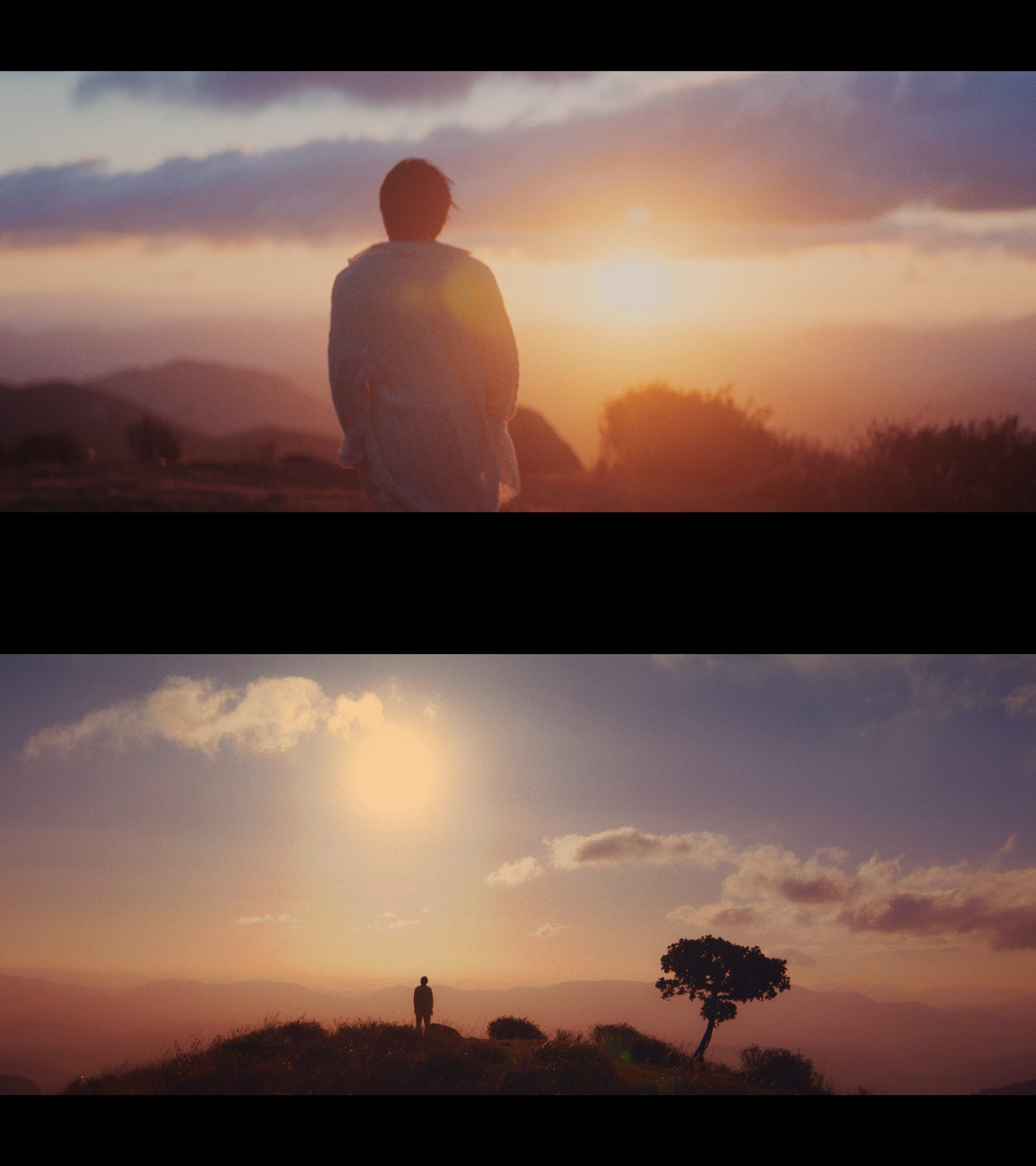 KpopHerald on Twitter: "RM of @BTS_twt has dropped a music video teaser for  his upcoming song "Wild Flower Play." RM looks on at the setting sun, with  sounds of firecrackers exploding below