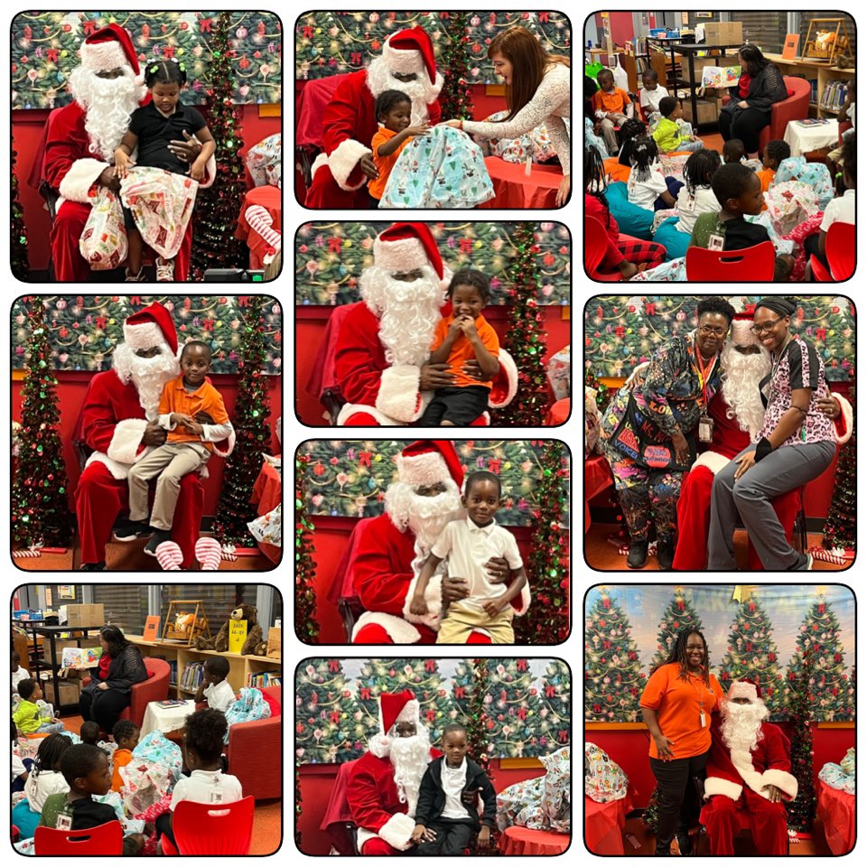 Thanks to one of our partners, iThink Financial, Santa made an early visiting at Oriole Elementary to our Pre-K Scholars, helping us get in the Holiday spirit. We are so grateful! <a href="/iTHINKFinancial/">iTHINK Financial</a> <a href="/browardschools/">Broward Schools</a> @BcpsCentral_ <a href="/afulton8/">Dr. Angela Fulton</a>