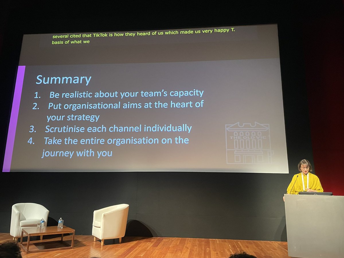 eleanorcos's tweet photo. Feeling SO inspired after @amadigital’s #DigiDay2022 at @britishmuseum
A highlight was Elizabeth @oldvictheatre speaking about their social strategy & all things TikTok 💪
(I know we said we’re doing less, but my list of priorities for tomorrow is long…!) https://t.co/t6vH2dffBc