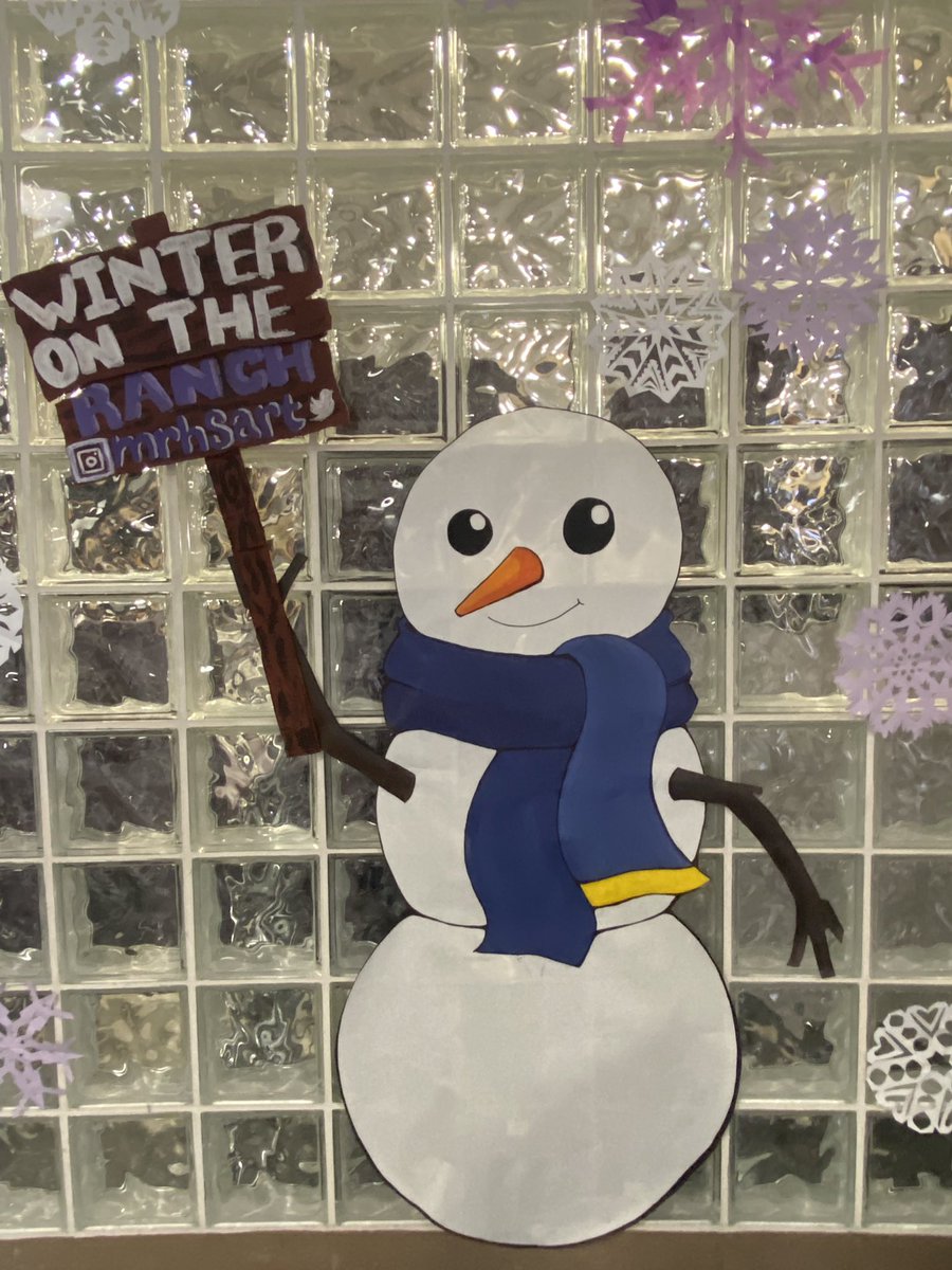 Winter on the Ranch! NAHS wants you to enjoy this fun time of the year! <a href="/MRHSMavericks/">Morton Ranch HS</a> #mavart