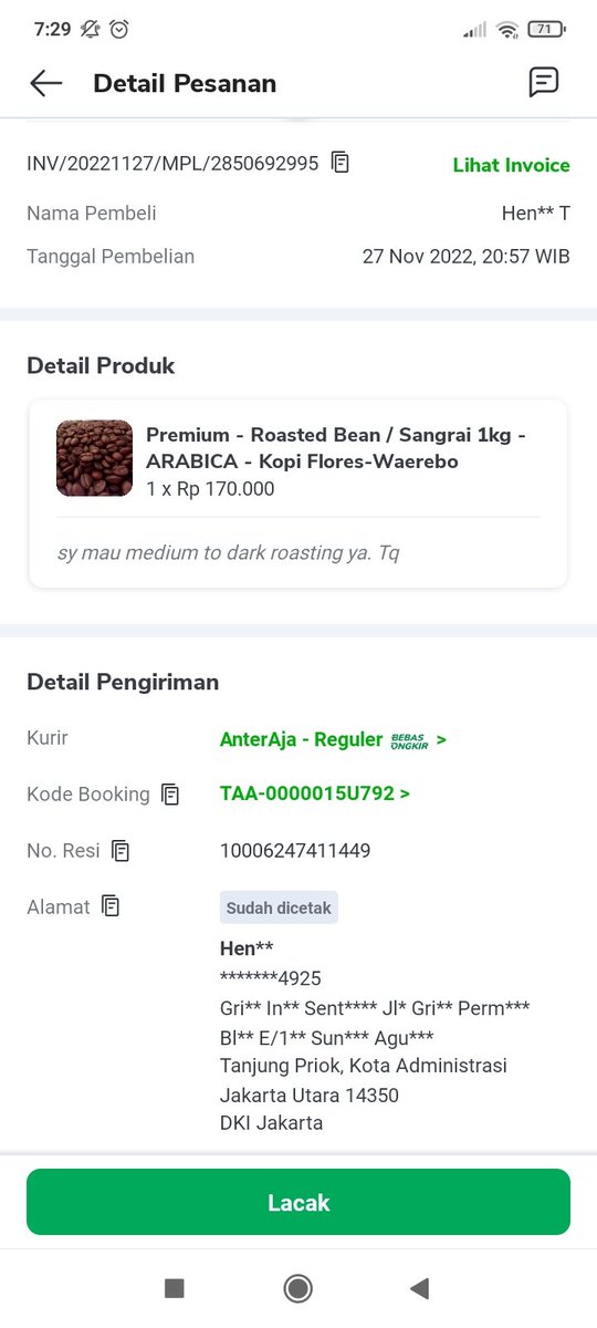 70rens's tweet photo. Hai @anteraja_id ini kenapa pengiriman ke Tanjung Priuk, Jakarta utara jadi nyasar ke Bogor? https://t.co/LZG0eTHPaq