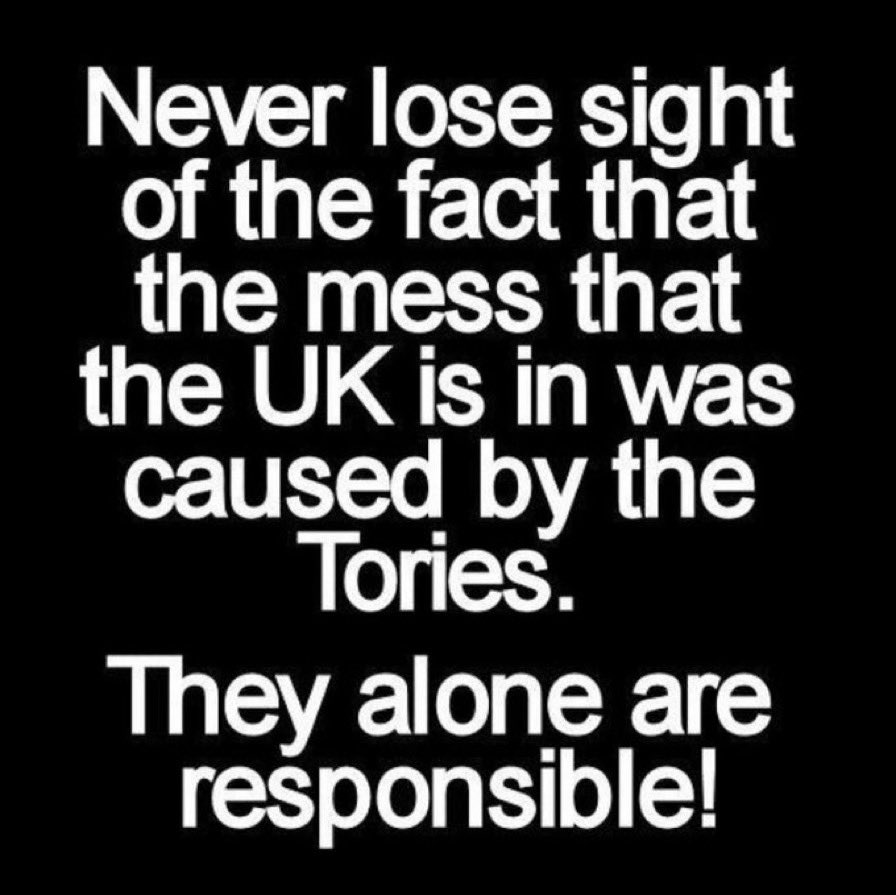 @ChirpyChet @raycasey2003 @GOV2UK .
#ToriesOut147 
#UKGovtFailedThePeople 
#GeneralElectionNow 
#ToryCriminals