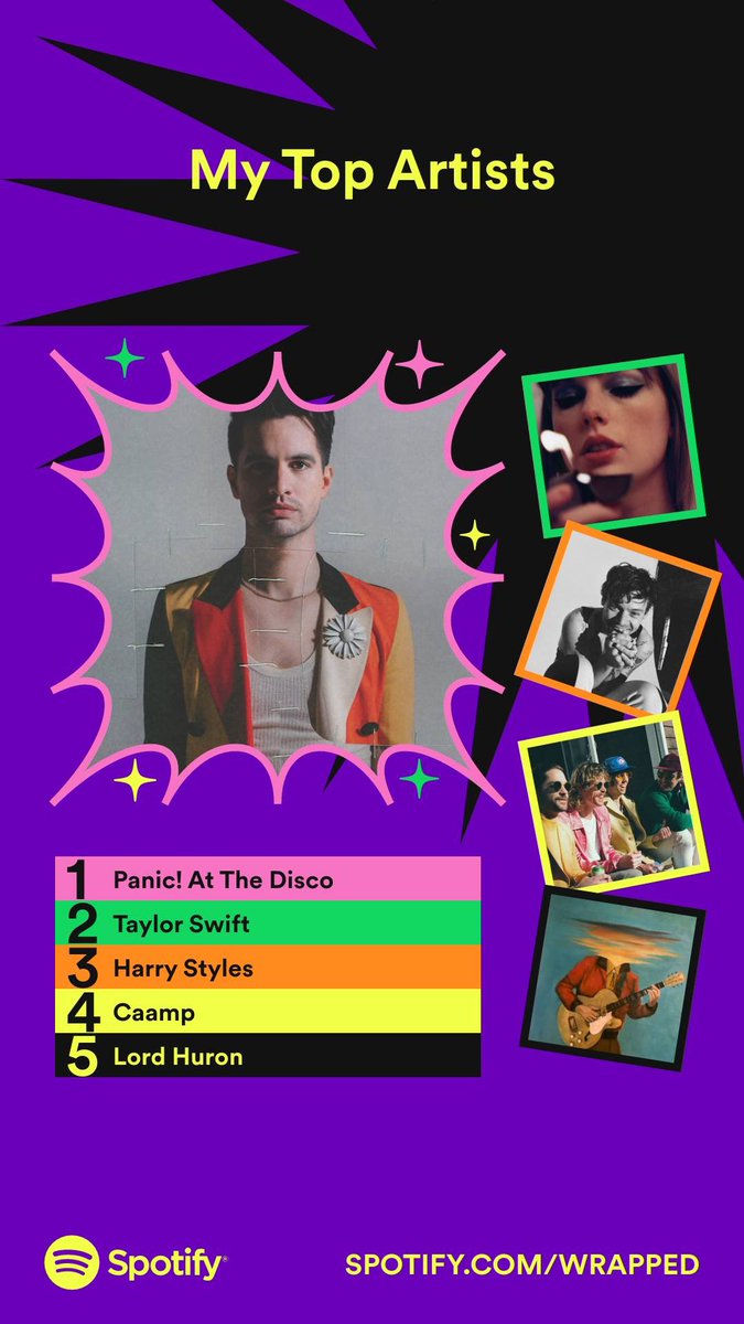 Plochdown's tweet photo. I tell myself I don’t listen to that much Panic! At the Disco. My Spotify wrapped tells a different story. https://t.co/nF9CM9SSRq