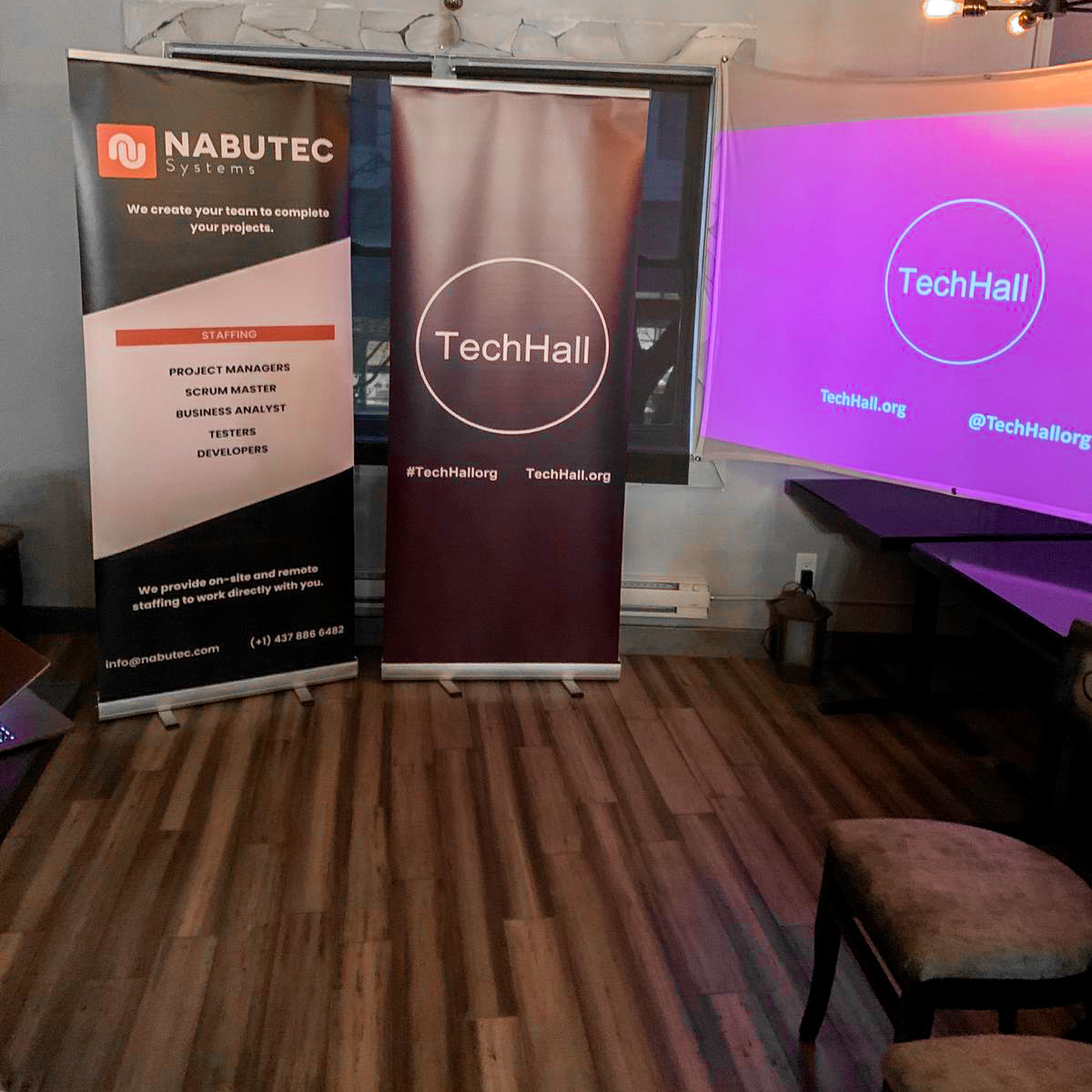 Techhallorg's tweet photo. A bit of what it was our last #TechHallDrinks 🍸

This was our last Networking event of the year, we are so happy to connect with many entrepreneurs and know all the stories.

Don't miss the opportunity to do the best Networking with our events next year! 🤩

See you soon https://t.co/Jt3pWH4Mtl