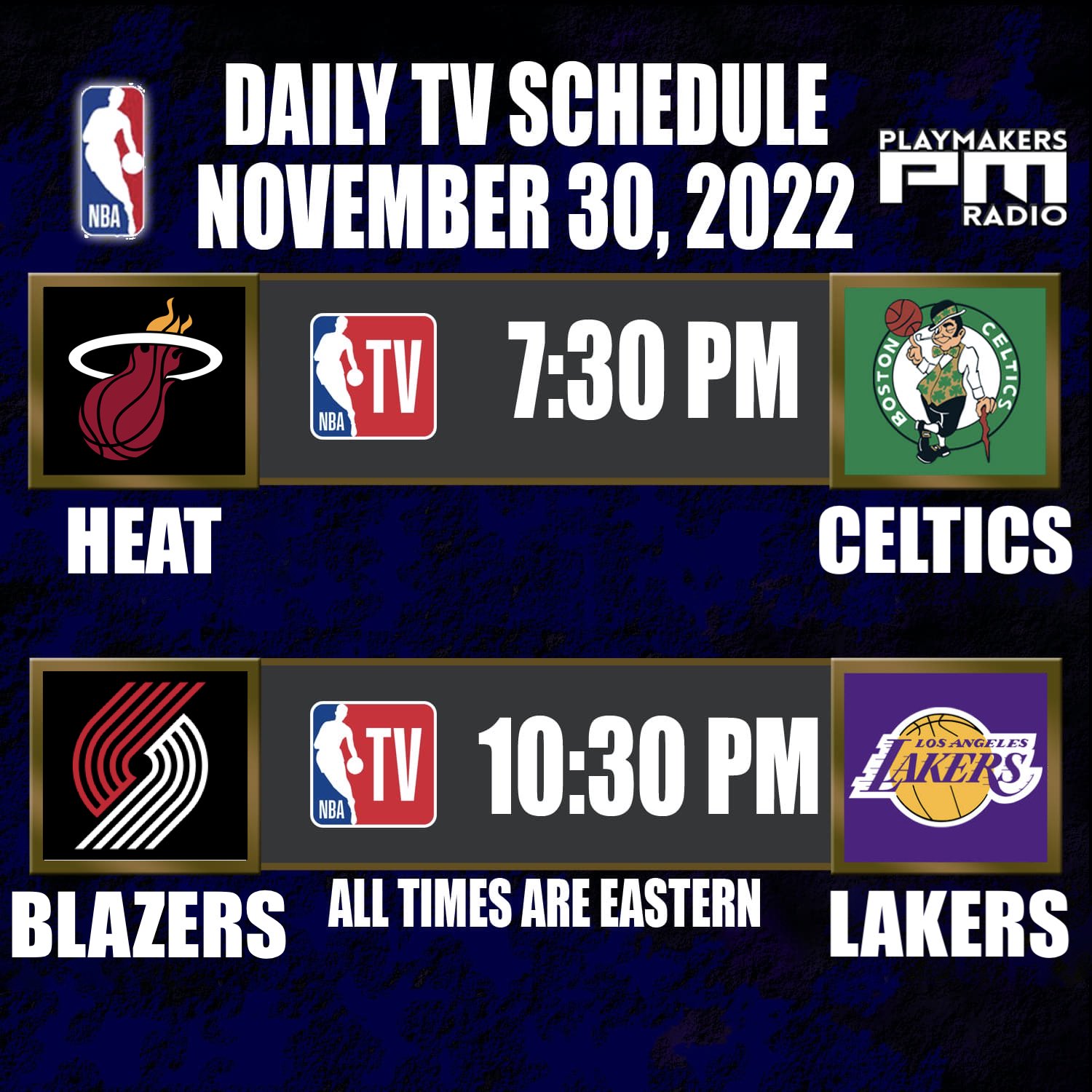Playmakers Radio on Twitter "13 games on the schedule, 2 on NBA TV and