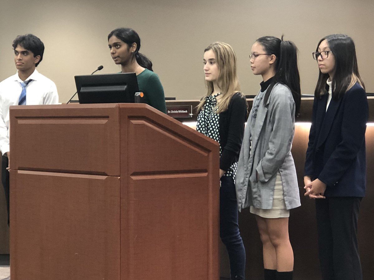 jgsramon's tweet photo. Proud of our Student Wellness Coalition officers making a pitch for funding our activities this school year this evening before a panel of judges!  Well thought out and highly detailed presentation! @HHS_Canes @hhs_swc https://t.co/6rP2aLGqTf