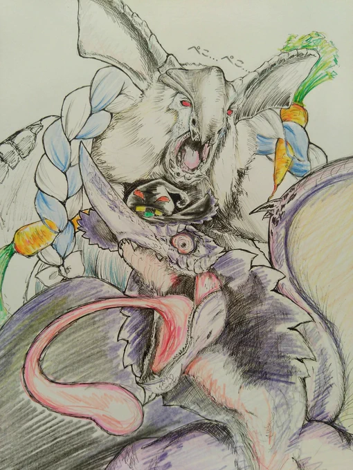 #自分のTwitterいいねTOP3をあげる基本シオンちゃんしか描かないのに伸びるのはそれ以外な敗北者じゃけぇ8000↑、900↑、900↑ 