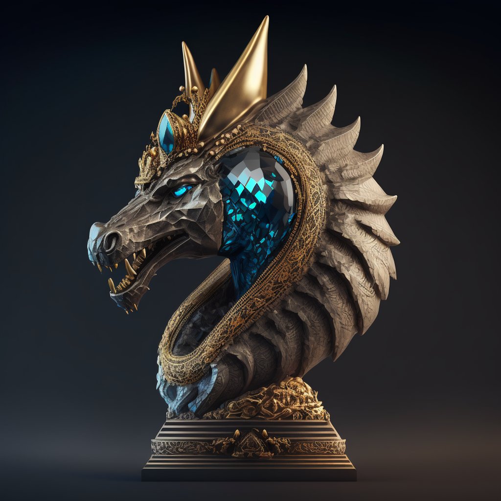#Dragon chess by #midjourneyV4