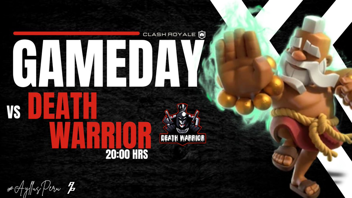 Ayllus Perú (@ayllusperu_cr) on Twitter photo #CR | ¡GAME DAY!
🏆 | <a href="/Liga_2PE/">LIGA 2 PERÚ</a>
🆚 | <a href="/DeathWarriorCR/">©®Death Warrior</a>
🗓 | 4tos
🕒 | 20:00🇵🇪
Arrancamos los play offs en contra los guerreros💀
¿Que dirían los sponsors?🤔
¡Los veremos en la arena!💪🏽
#GoAyllus #AyllusForever #CR | ¡GAME DAY!
🏆 | <a href="/Liga_2PE/">LIGA 2 PERÚ</a>
🆚 | <a href="/DeathWarriorCR/">©®Death Warrior</a>
🗓 | 4tos
🕒 | 20:00🇵🇪
Arrancamos los play offs en contra los guerreros💀
¿Que dirían los sponsors?🤔
¡Los veremos en la arena!💪🏽
#GoAyllus #AyllusForever
