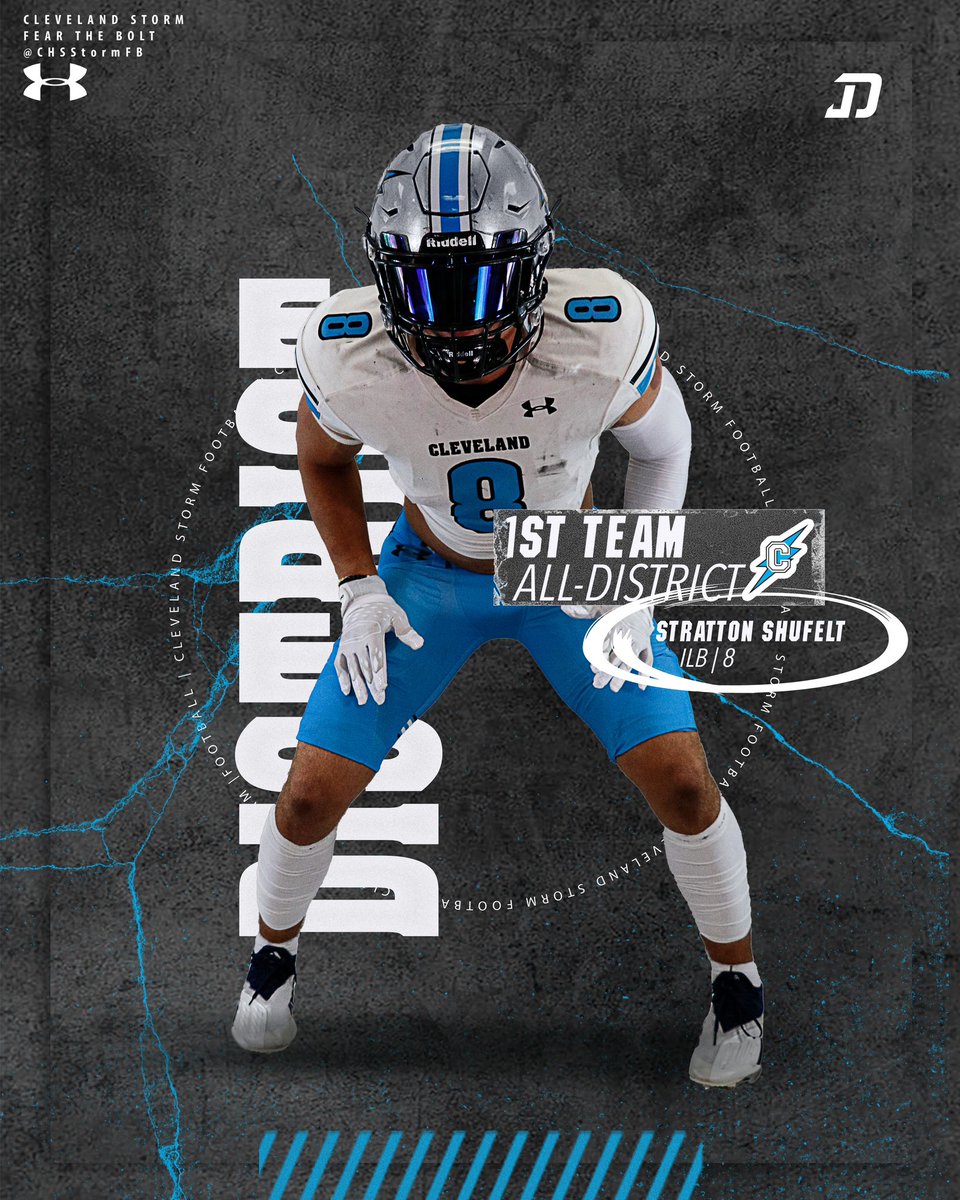 ALL DISTRICT | 1ST TEAM | INSIDE LINEBACKER Stratton Shufelt! Congratulations!