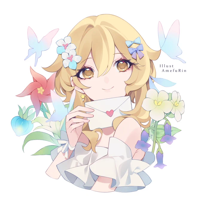 Drawn with VEIKK's Voila L Pen TabletIllustration for Starstruck! an upcoming All x Lumine GL Zine thank you for having me ! 