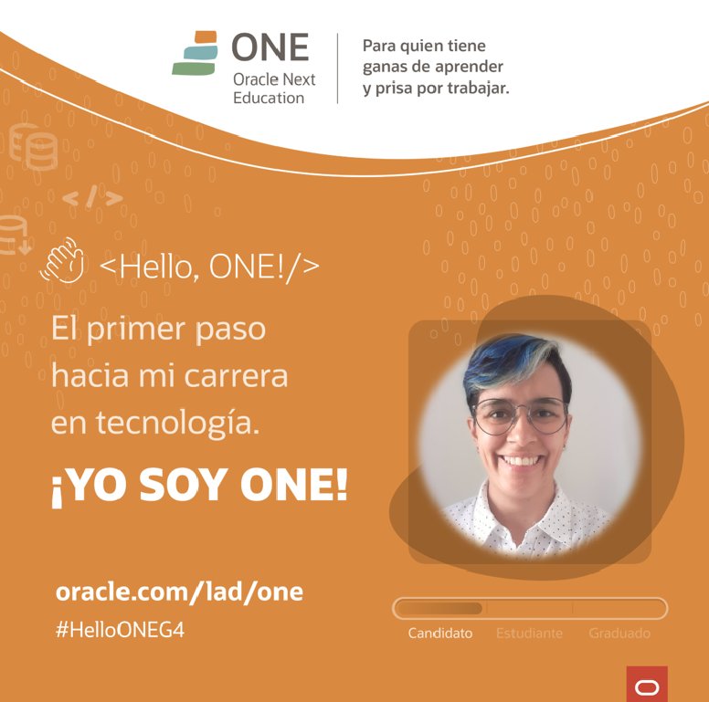 evasant1ago's tweet photo. Hoy iniciare este hermoso camino #OracleNextEducation #helloONEG4  @OracleLatam #Oracle #aluralatam https://t.co/PEmDzO4fwh