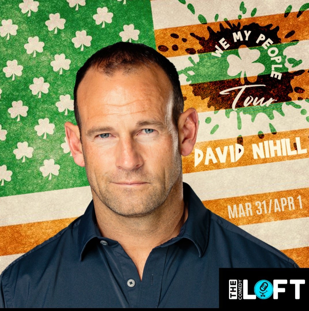 ON SALE NOW! @davidnihill returns to the Comedy Loft after selling out his debut in 2022 for his weekend Comedy Loft debut! Grab your tickets while you still can at dccomedyloft.com/events/59781