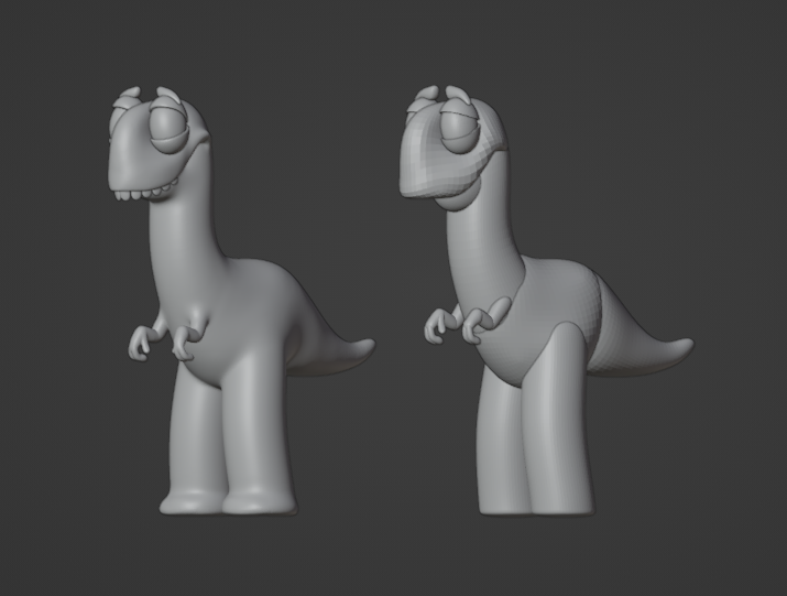 ecu_art_'s tweet photo. Proceso de modelaje 3d, el blocking y el sculping, proyecto terminado!!👌
.
.
.
#blender #3d #3dprint #3dart #dinosaurio #cute  #3dmodeling https://t.co/FWwHfKp8uy