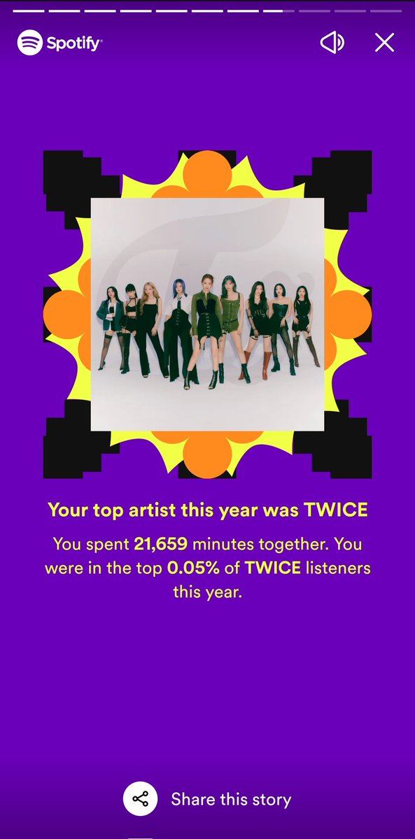 NotEmotionalTV's tweet photo. Hey @JYPETWICE is this good? #TWICE #SpotifyWrapped https://t.co/SLetlVK7ya
