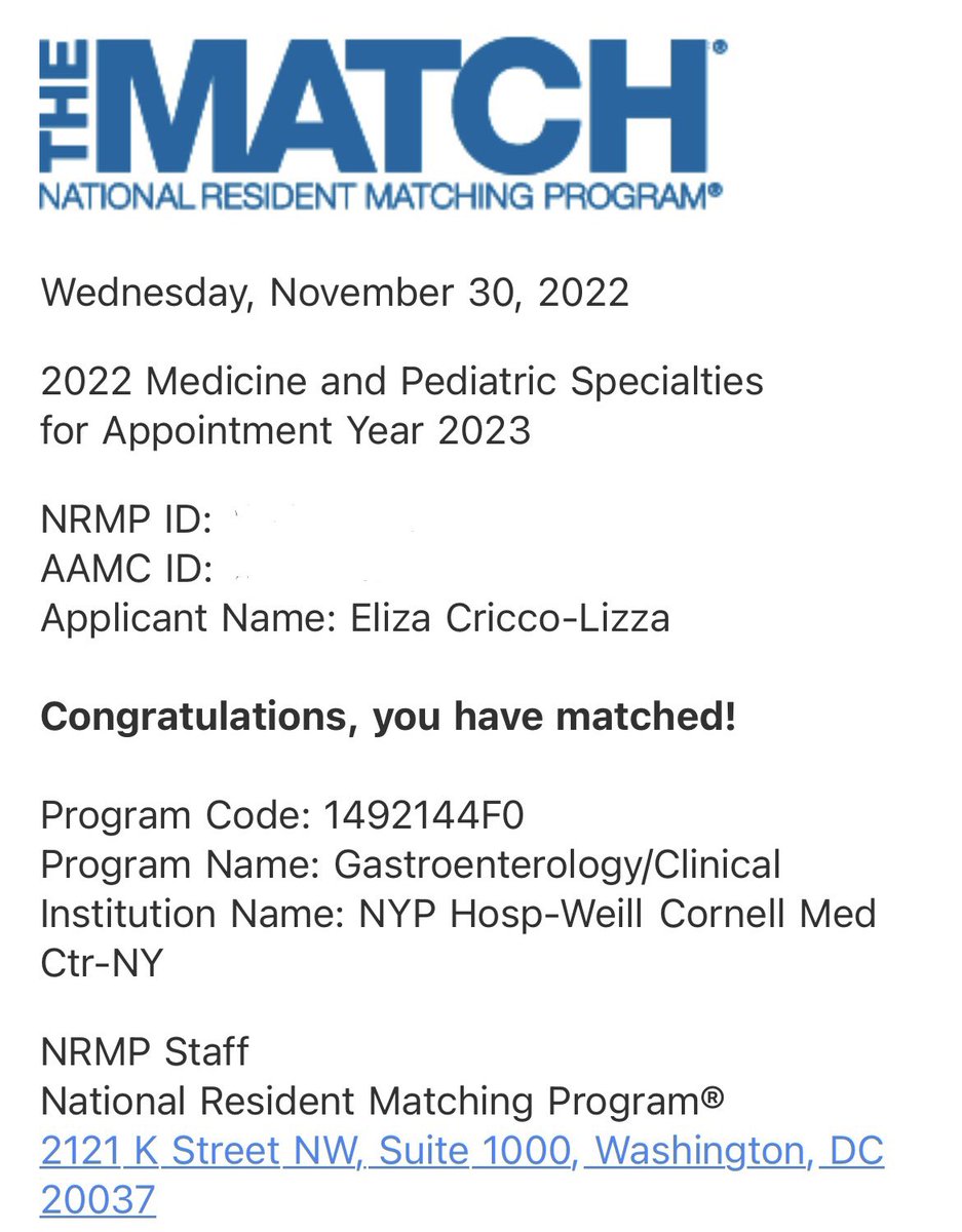 Beyond thrilled to announce I’ll be going home to Weill Cornell for Gastroenterology Fellowship!! 🤩 Thank you to everyone at the <a href="/BrighamMedRes/">Brigham and Women's Medicine Residents</a> family, especially my mentor <a href="/WalterChanMD/">Walter Chan, MD, MPH</a> and GI buddy <a href="/DrewJenkinsMD1/">Drew Jenkins, MD</a> for all the fun on the way here!! NYC I’m coming home!!