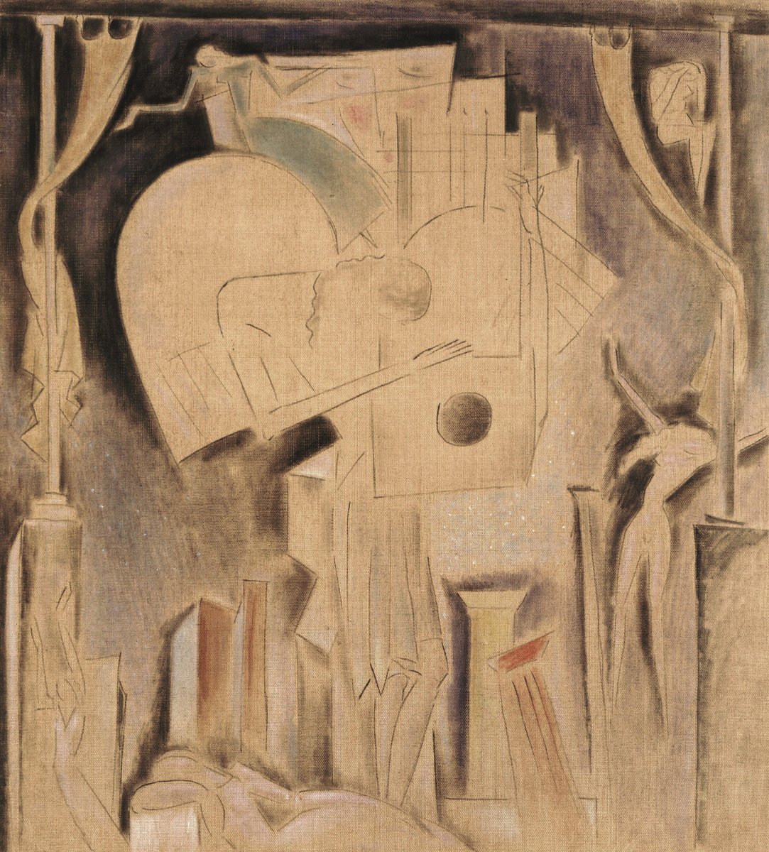 philhellenism_'s tweet photo. The Night Responds to My Complaints, 1933 #cubism #parthenis https://t.co/X75Cy9byCF https://t.co/ES72ej8rmy