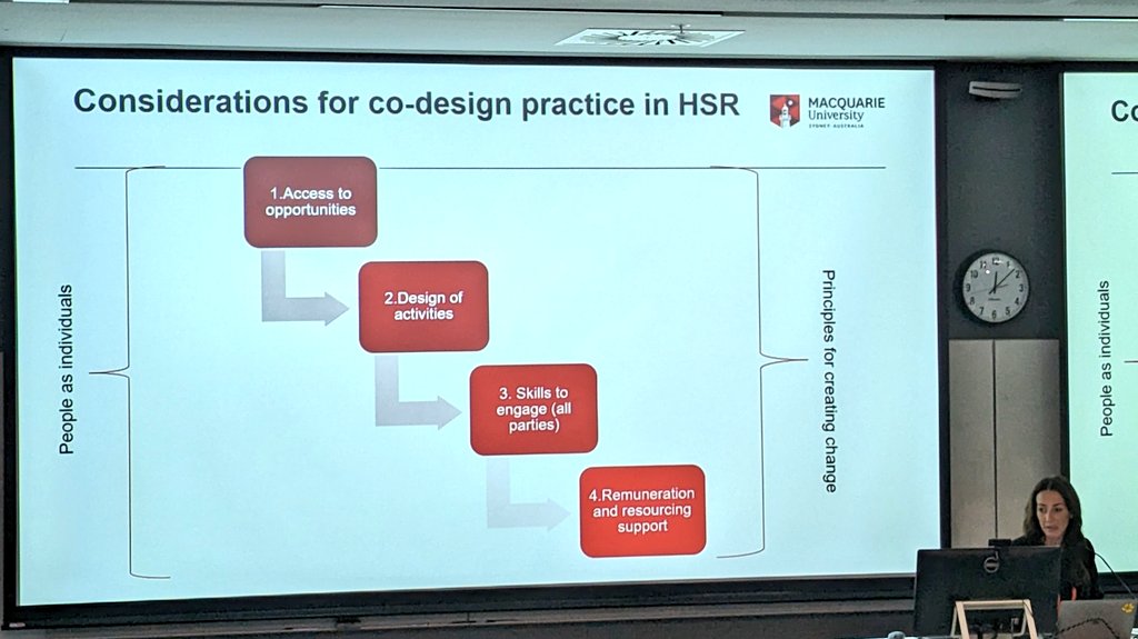 Isabel Zbukvic (@behavethinker) on Twitter photo Summary of key learnings from a brilliant session about co-design chaired by <a href="/reemaharrison/">Reema Harrison, PhD</a>
Co-design takes TIME but it is essential for making healthcare accessible, meaningful, impactful
#HSR2022 Summary of key learnings from a brilliant session about co-design chaired by <a href="/reemaharrison/">Reema Harrison, PhD</a>
Co-design takes TIME but it is essential for making healthcare accessible, meaningful, impactful
#HSR2022