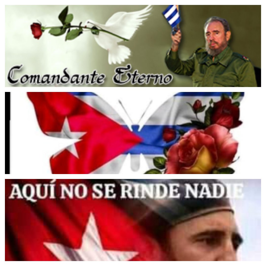 #ComandanteEterno, ¡aquí no se rinde nadie!, #FidelVive