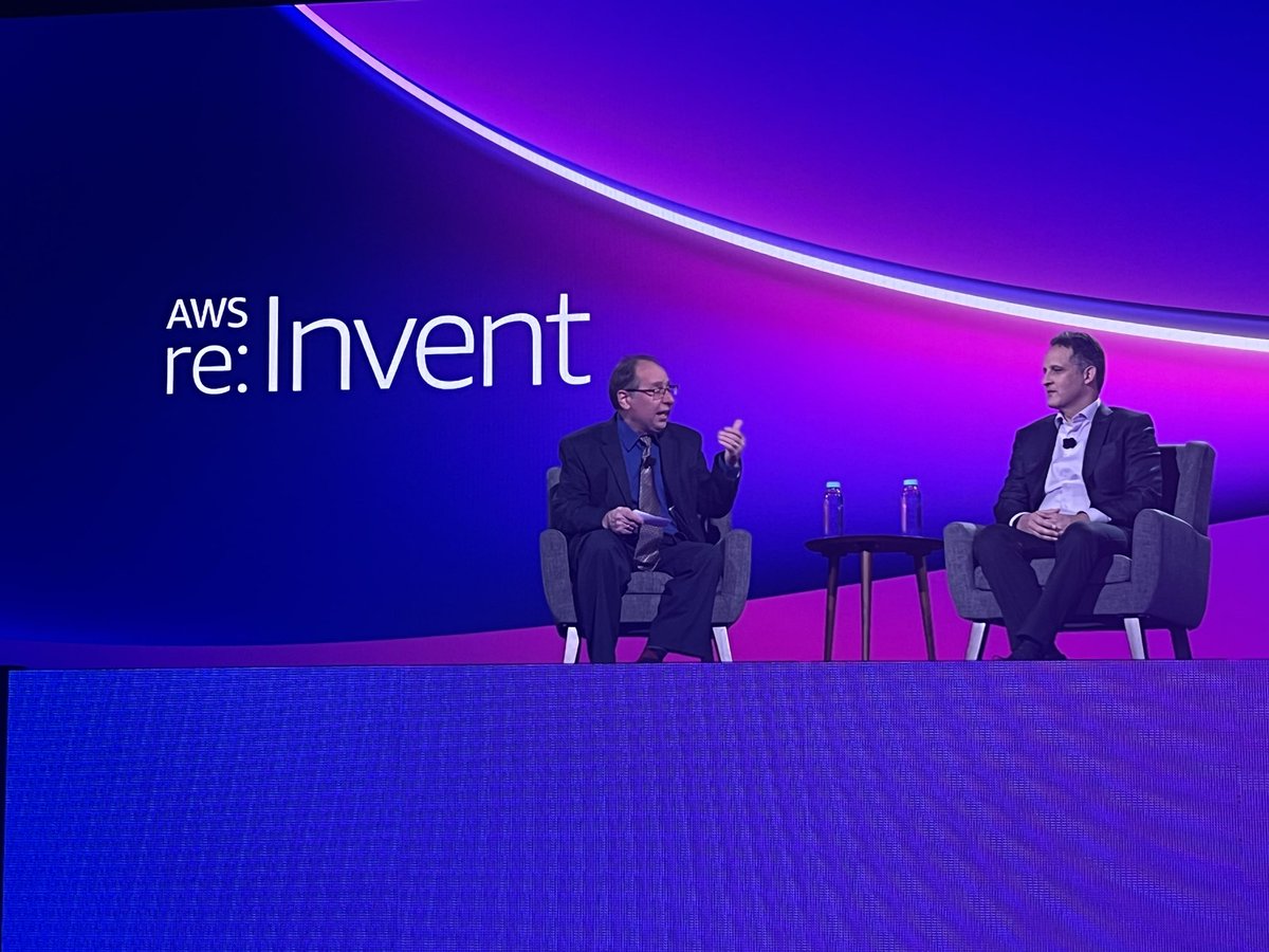 Thank you AWS ⁦@awscloud⁩ CEO ⁦@aselipsky⁩ and Worldwide Channel Chief ⁦@rubaborno⁩ for having ⁦⁦@CRN⁩ participate in the AWS #reinvent22 partner keynote session. Thanks for your channel commitment, investments and relentless innovation.