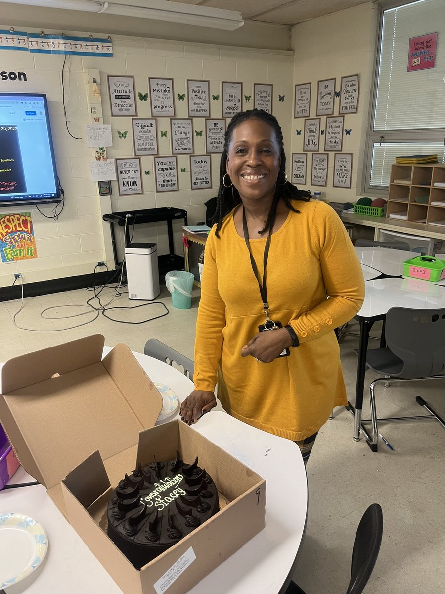 ms_pellicciotti's tweet photo. Today in PLC we celebrated the wonderful @ConyerMrs for earning Teacher of The Year! It is a honor working with you, Stacey. I value your commitment and dedication as an educator. I am grateful to work alongside and learn from you. Congratulations, this is so well deserved🤍💛🐝 https://t.co/fNeNXgtRCX