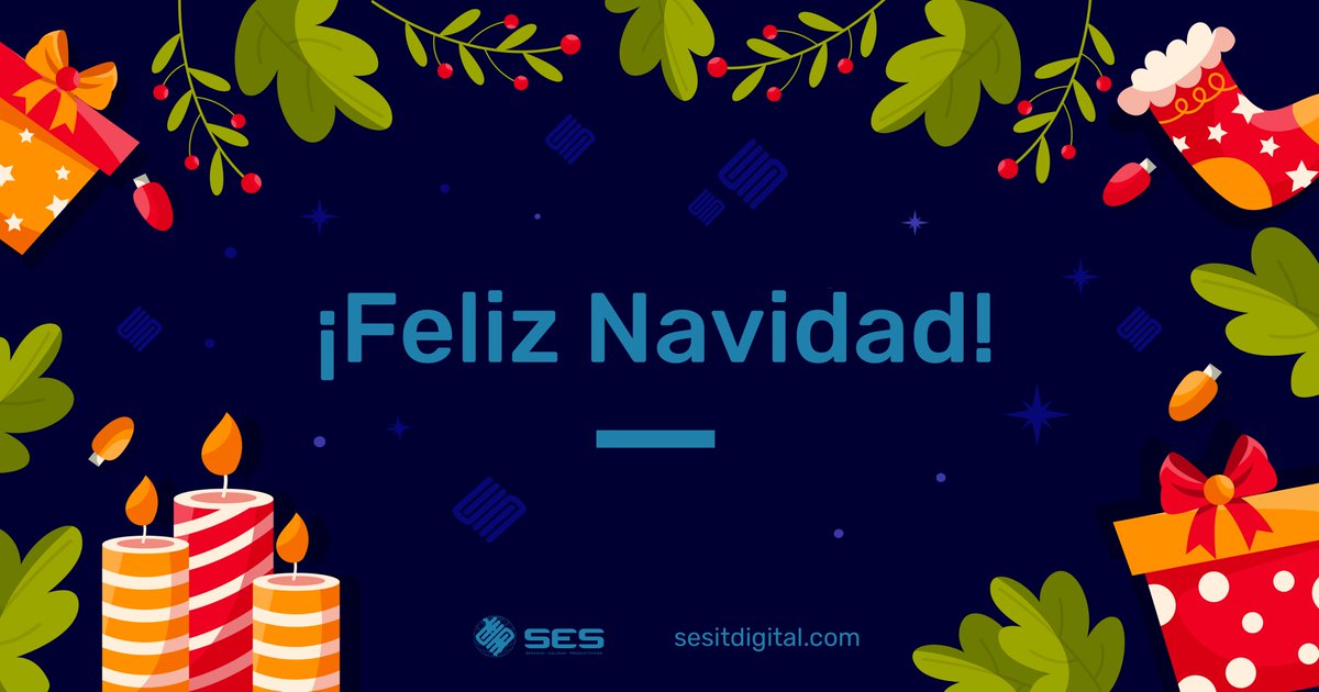 sesitdigital's tweet photo. El equipo de SES Digital les desea a todos una muy feliz navidad. 🎄🎅 
#SESDigital #navidad #christmas https://t.co/SVhoPlYh6a