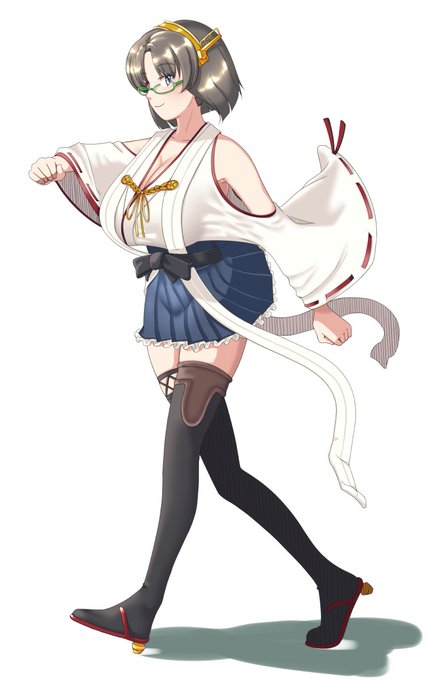 今年は描けなかったので昔の絵を再掲するよ #霧島生誕祭2022 #霧島進水日 