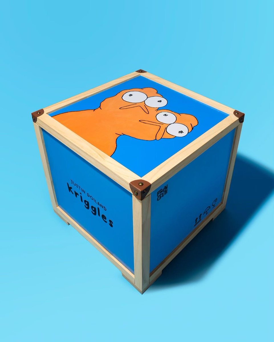 My first collaboration with <a href="/fwenclub/">FWENCLUB</a> - “Kriggles”, a figure limited to an edition of 50, hand-painted scribble pupils by me. 
A portion of figures are available at FWENCLUB.com
Opens to enquiry now.