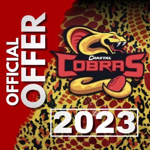 d12whitfield's tweet photo. #ATGT After a great conversation @jucoheadcoach I’m blessed to receive this official offer from Coastal Cobras 🟡⚫️🔴
@BarnwellFootba1 
@CoachYoungblood https://t.co/57ZO1zVUkd