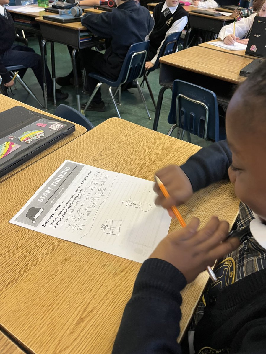 ics_stults's tweet image. 4th grade is starting to “get their elf on” before reading TOP ELF by Caleb Zane Huett!  #topelf #calebzanehuett @icschool_online