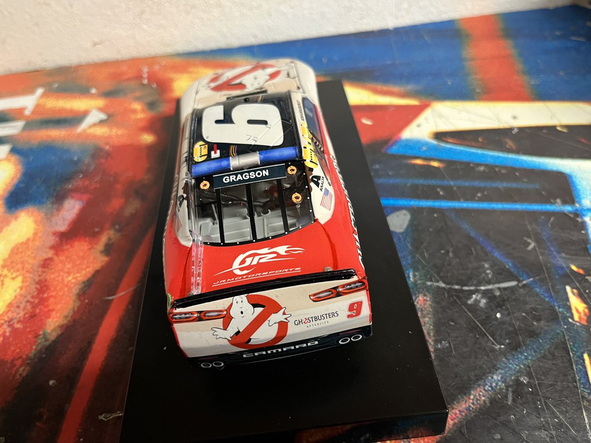 Got my <a href="/NoahGragson/">Noah Gragson</a> car from <a href="/TazRacing88/">Taz Racing Customs</a> in today!! Oh what could have been at <a href="/IMS/">Indianapolis Motor Speedway</a> in 2020. Who you going to call? <a href="/Ghostbusters/">Ghostbusters</a> !! <a href="/JRMotorsports/">JR Motorsports</a>