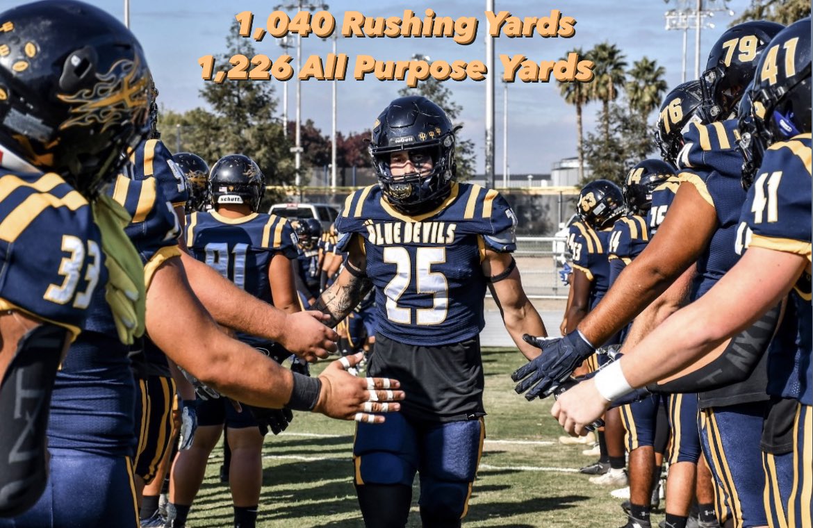 SOPHOMORE FULL SEASON HIGHLIGHTS

6’0 195 lbs - RB @ Merced College🔱
3.65 GPA - December Grad. 
2x 1,000 Yard Rusher
2021 California JUCO Leading Rusher
3 for 2

👇Don’t miss out on me👇

🚨 hudl.com/v/2JxMSi 🚨

<a href="/JUCOFFrenzy/">JUCO Football Frenzy</a> <a href="/JuCoFootballACE/">JuCo Football Forer</a> <a href="/CoachPinasco/">Coach Pinasco</a>