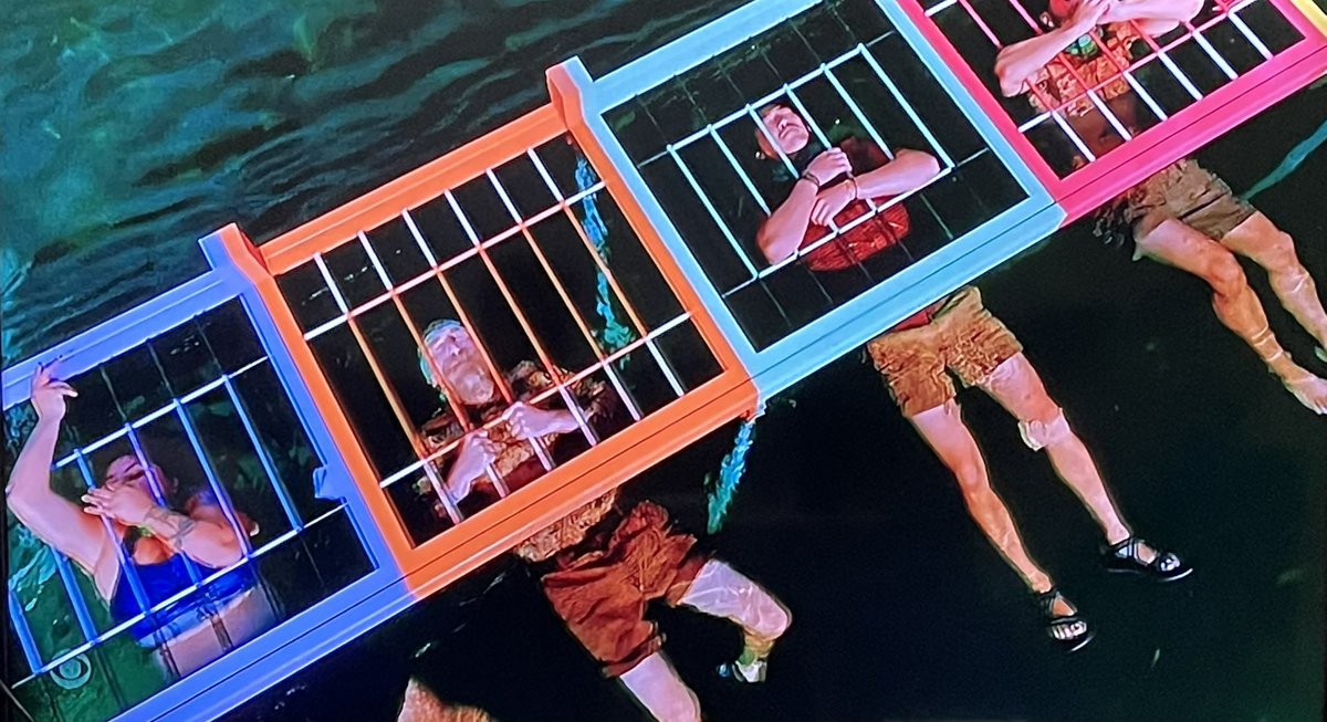 AlexDresen's tweet photo. I plug my nose doing a cannonball and still come up coughing. This challenge would haunt me! #survivor #Survivor43 https://t.co/GGmIBBjUJk